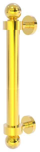 8" Reeded Door Pull, Polished Brass