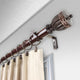 Kingsman 1" Curtain Rod, Bronze, 28"-48"