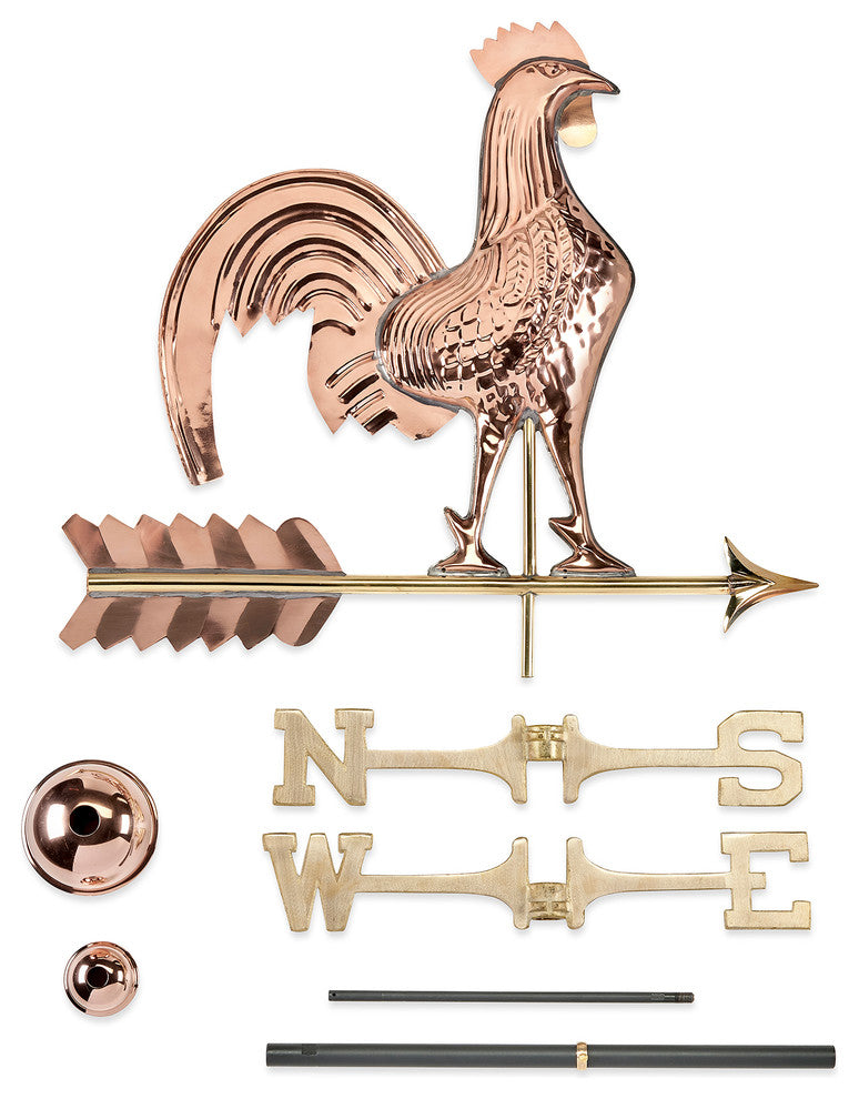 Good Directions 25" Rooster Weathervane, Polished