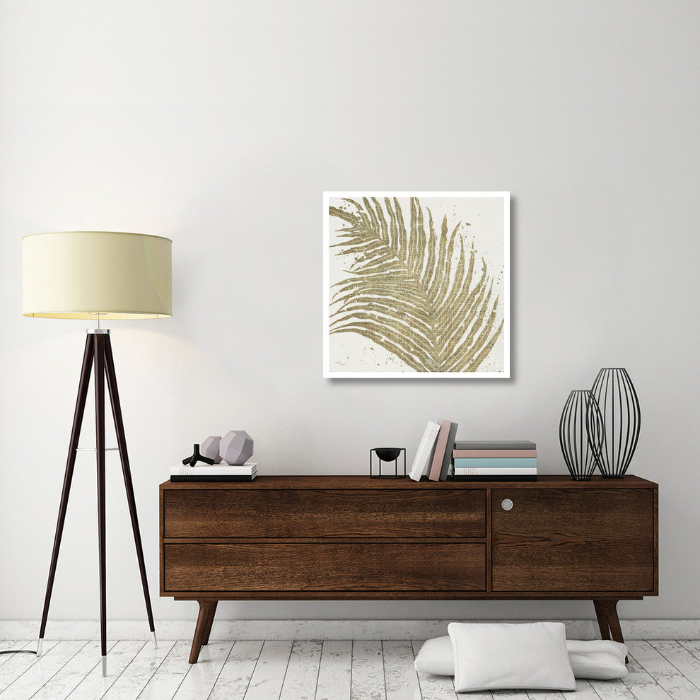 "Gold leaves I" Digital Paper Print by Wellington Studio, 32"x32"