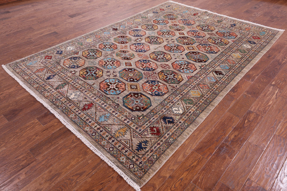 6' 8" X 9' 8" Bokhara Handmade Rug Q11318