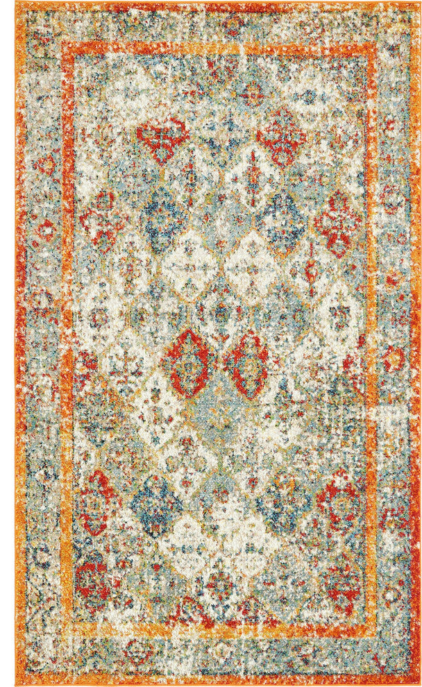 Unique Loom Beige Gabrieli Rosso 5' 0 x 8' 0 Area Rug