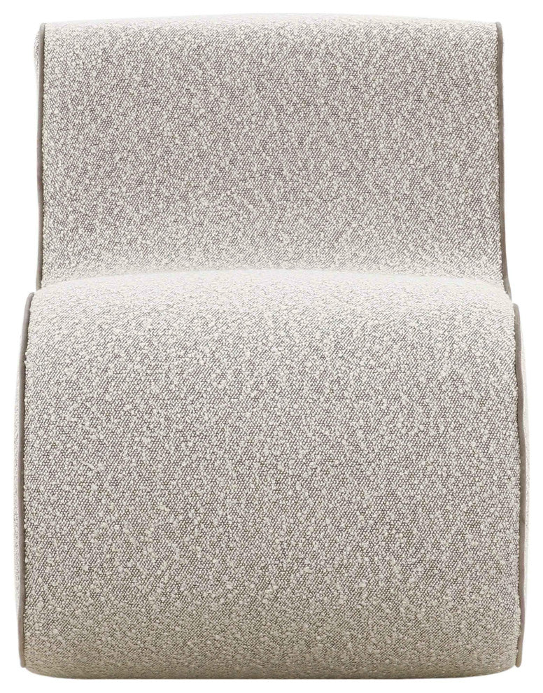 Senna Speckled Grey Boucle Accent Chair
