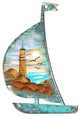 Lighthouse Scenic Boat Scenic Ornament, Set of 3