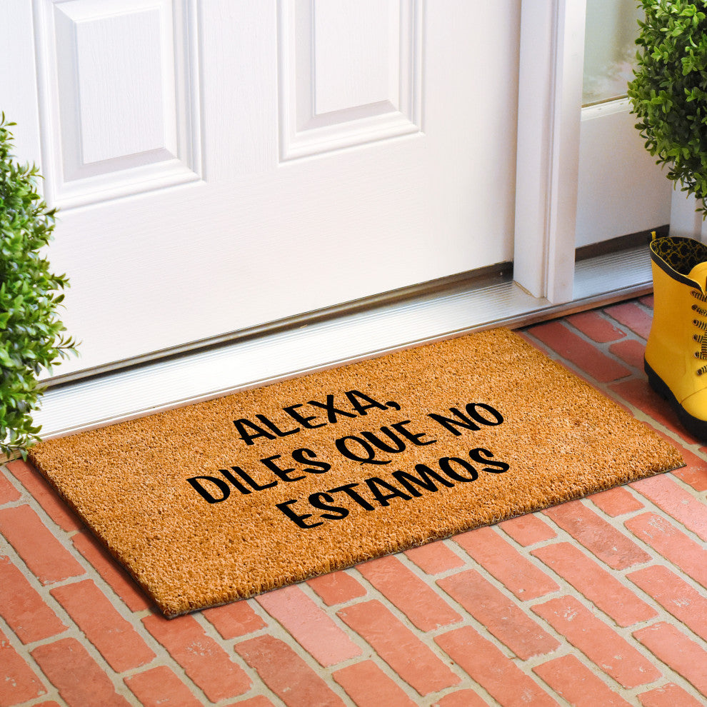 Calloway Mills Alexa, Diles Que No Estamos Spanish Doormat, 24"x36"