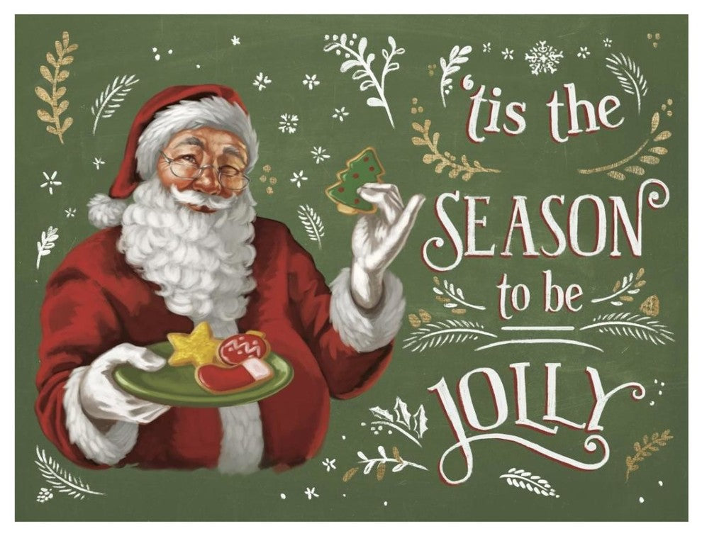 "Santas List III" Digital Paper Print by Janelle Penner, 34"x26"