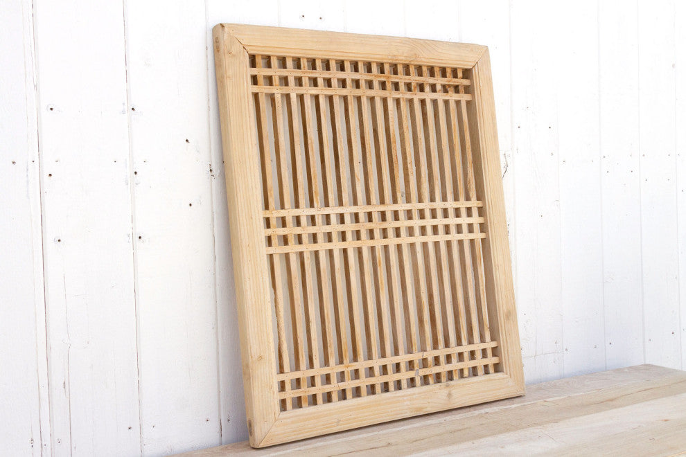 Large Criss-Cross Chinese Window