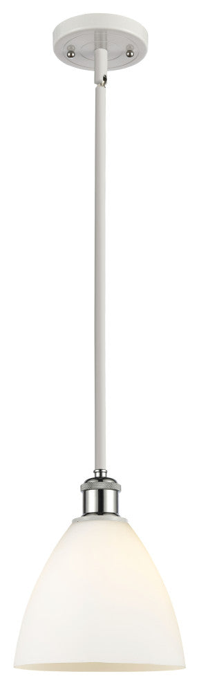 Innovations 516-1S-WPC-GBD-751-LED 1-Light Mini Pendant, White, Polished Chrome
