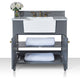 Adeline Vanity Set, Sapphire Gray, 36", Single Sink