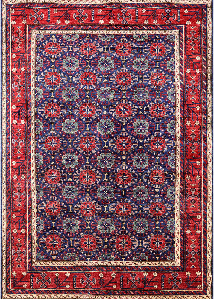 Ahgly Company Indoor Rectangle Mid-Century Modern Area Rugs, 5' x 8'