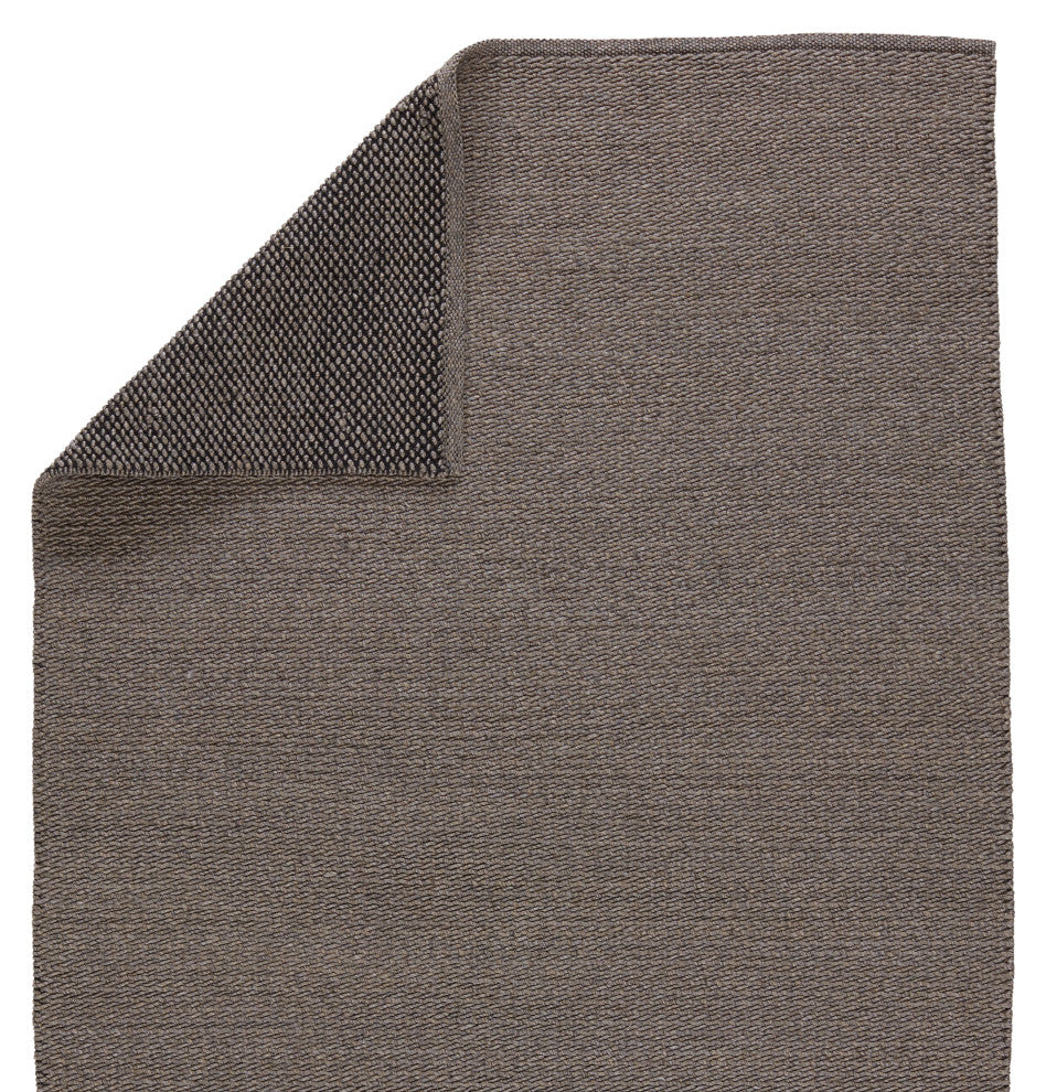 Jaipur Living Ryker Indoor/ Outdoor Solid Brown/ Gray Area Rug, 4'x6'
