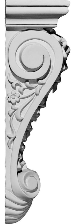 6 1/8"W x 4 1/4"D x 14 1/2"H Jackson Single Leaf Drop Corbel