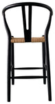 Ventana Counter Stool Black And Natural