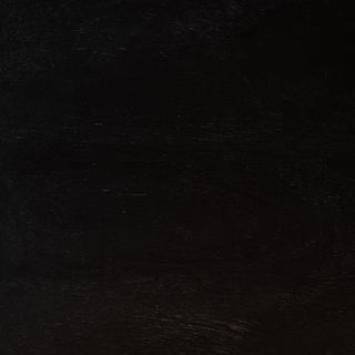 Halen Brown Woven Rattan and Black Wood Finished 2-Piece Cane Dining Chair Set