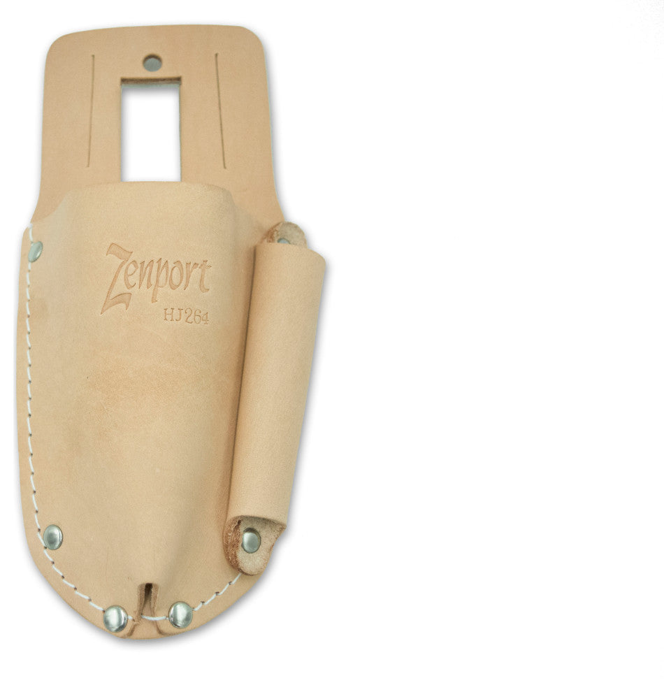 Leather Pruner Sheath Withsharpener Pocket