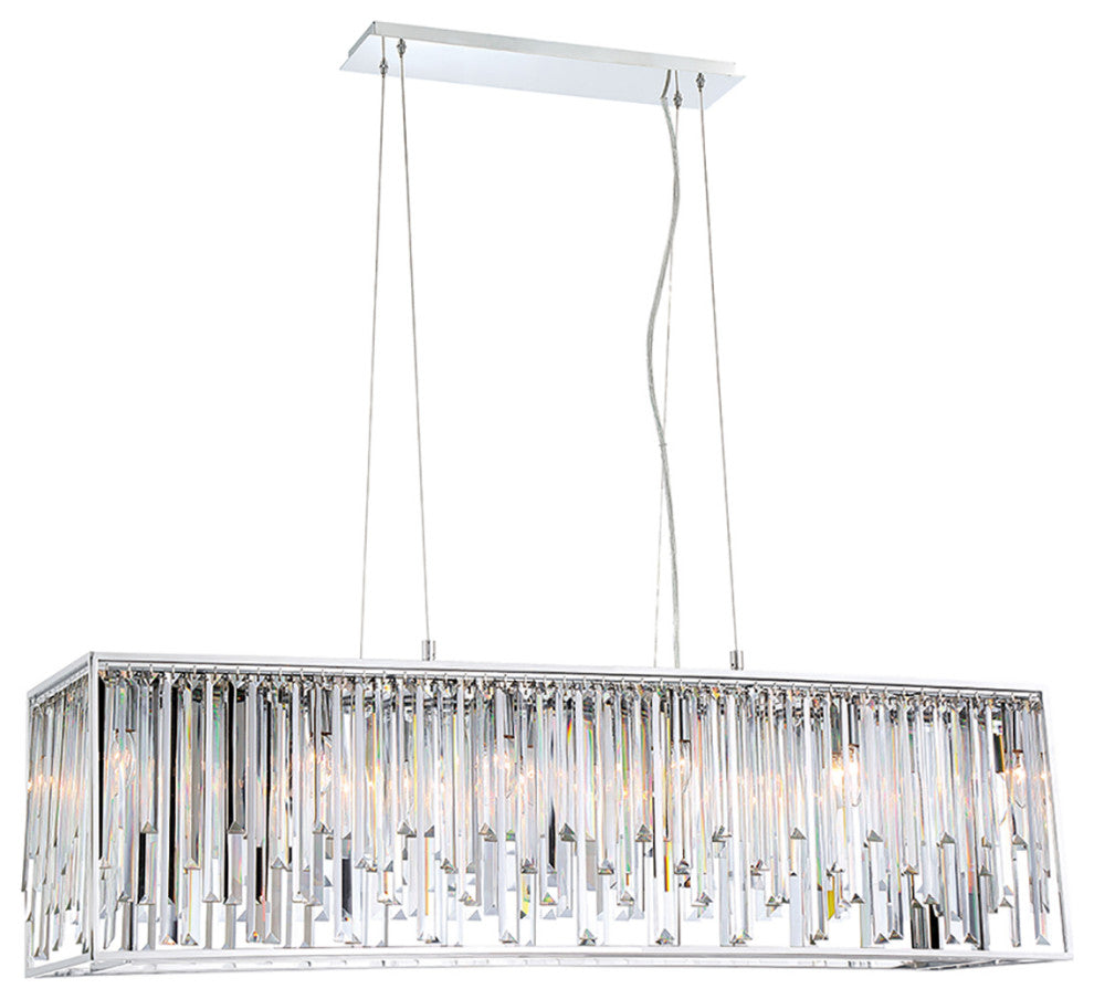 Eurofase 34079-010 12 Light Chandelier, Genova