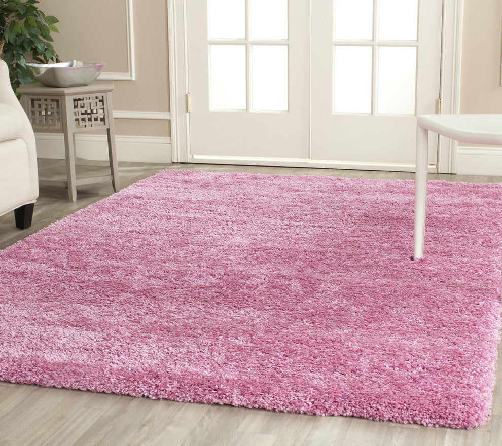 Safavieh Shag 100 SG151-3232 4'' Square Pink Rug