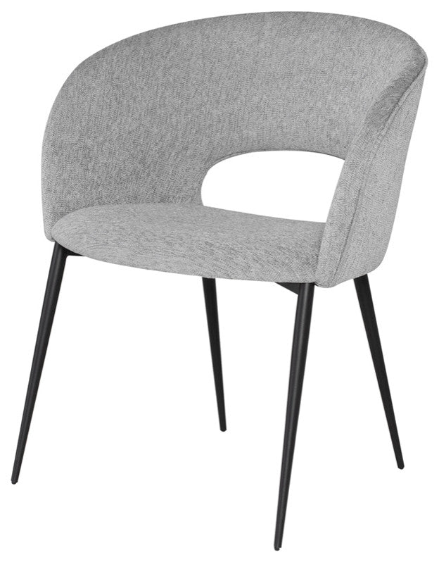 Alotti Light Grey Fabric Dining Chair