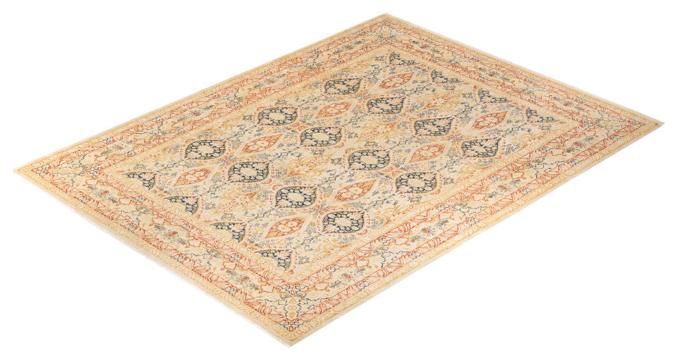 Mogul, One-of-a-Kind Hand-Knotted Area Rug Ivory, 9' 2" x 12' 3"