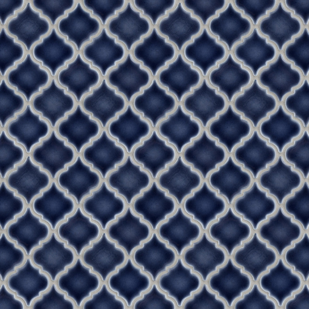 Hudson Tangier Mosaic Floor and Wall Tile, Noir