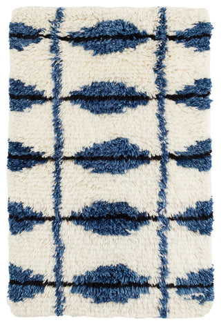 Dash & Albert Noma Indigo Handwoven Wool Rug, Blue, 5' x 8'