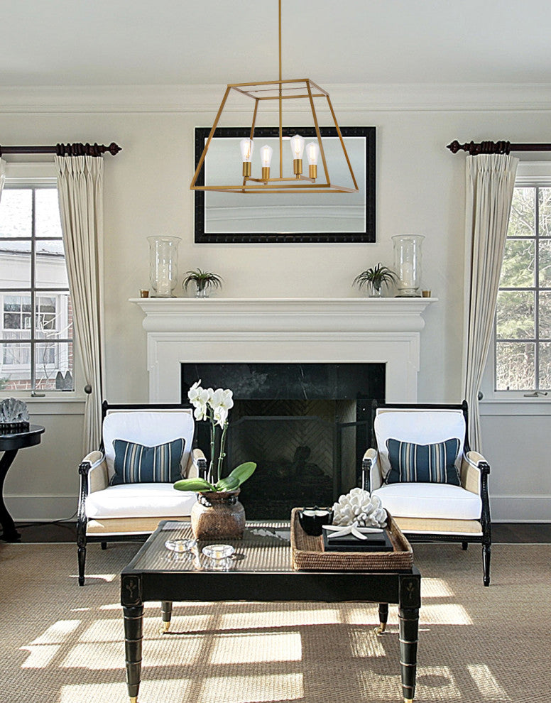 Darcey 24" Pendant, Brass