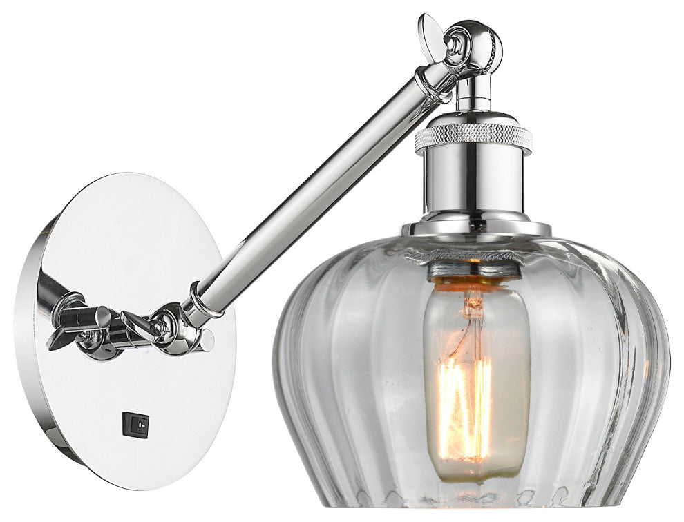 Innovations 317-1W-PC-G92 1-Light Sconce, Polished Chrome