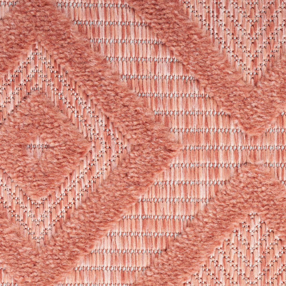 Nourison Versatile 2' x 4' Coral/Orange Modern Area Rug