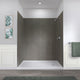 Miseno MSW786032 ReadySet 60" X 32" X 78" Five Panel Alcove - Basalt