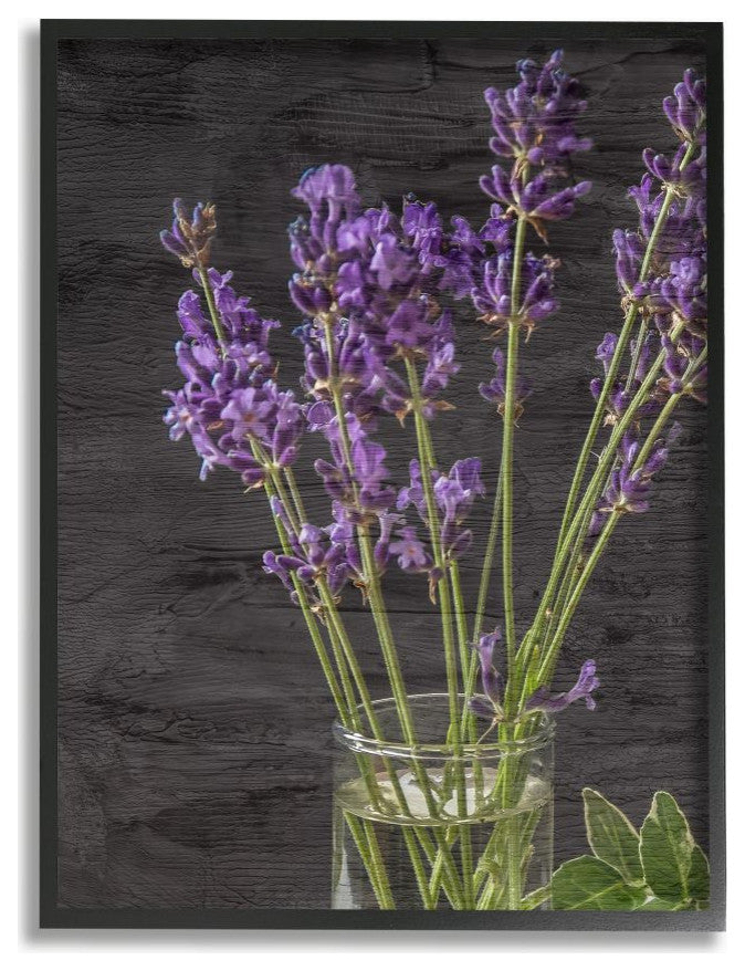 Lavender Jar Purple Green Wood Texture Design, 16"x20"