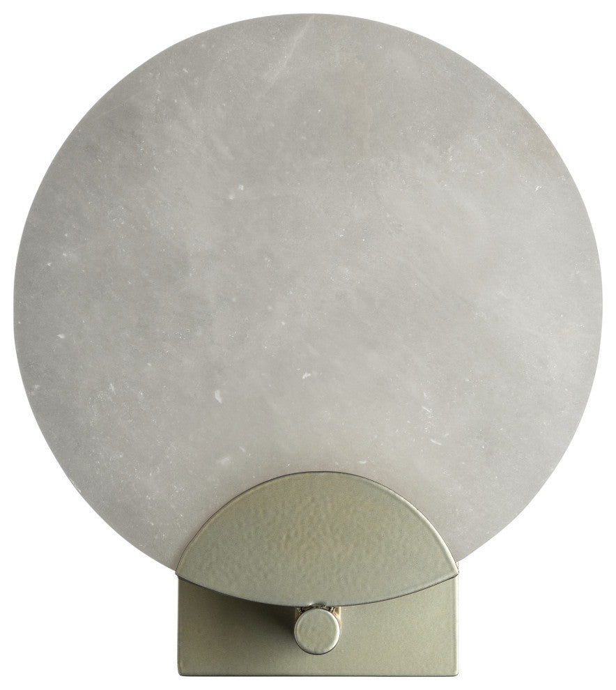 Callisto 1-Light Sconce Modern Brass Alabaster