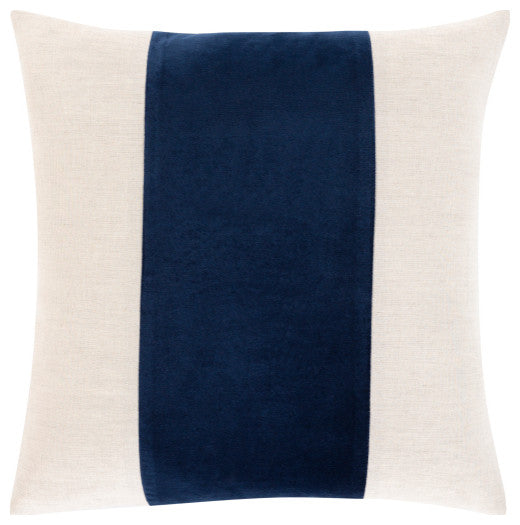 Surya Moza Pillow Shell With Polyester Insert 20"H X 20"W - Light Beige