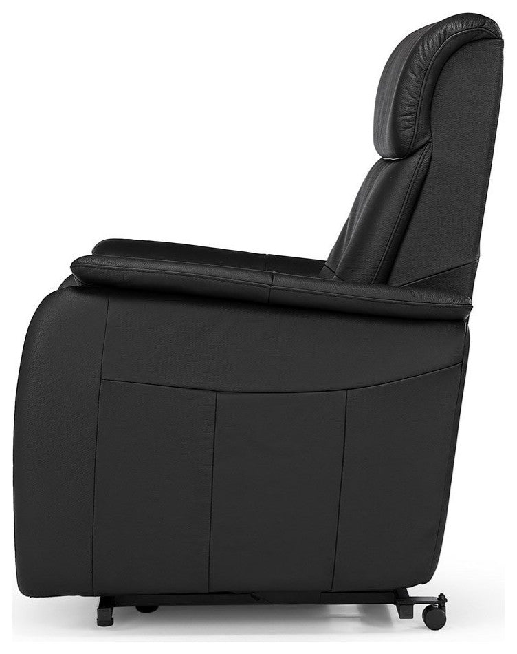 Ayre Reclining Lift Chair with Remote Control and Top Grain Leather