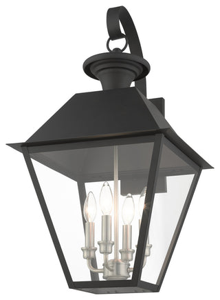 Black Classic, Colonial, Historical, Timeless Outdoor Wall Lantern