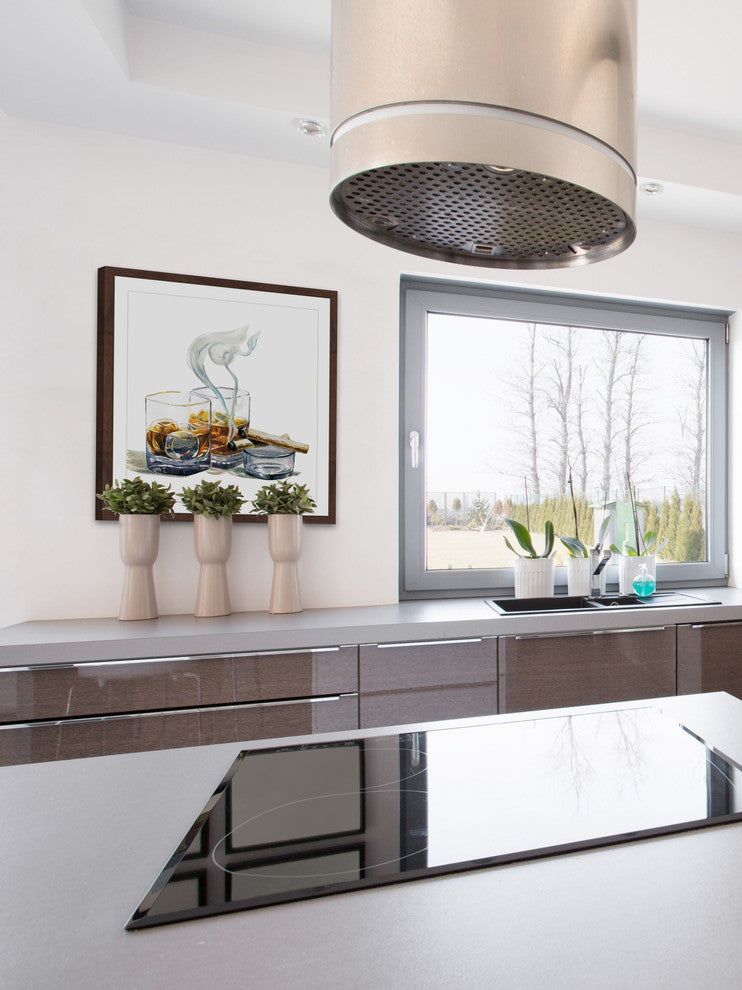 "The Weekend" Framed Painting Print, 32"x32"