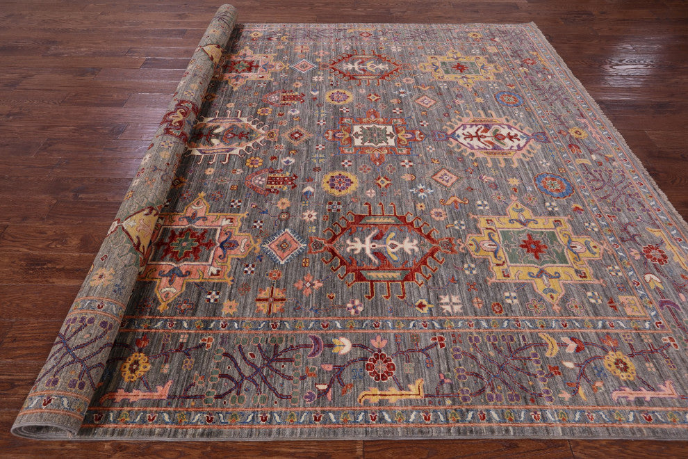 8' 1" X 9' 8" Persian Hand Knotted Wool Rug - Q12443