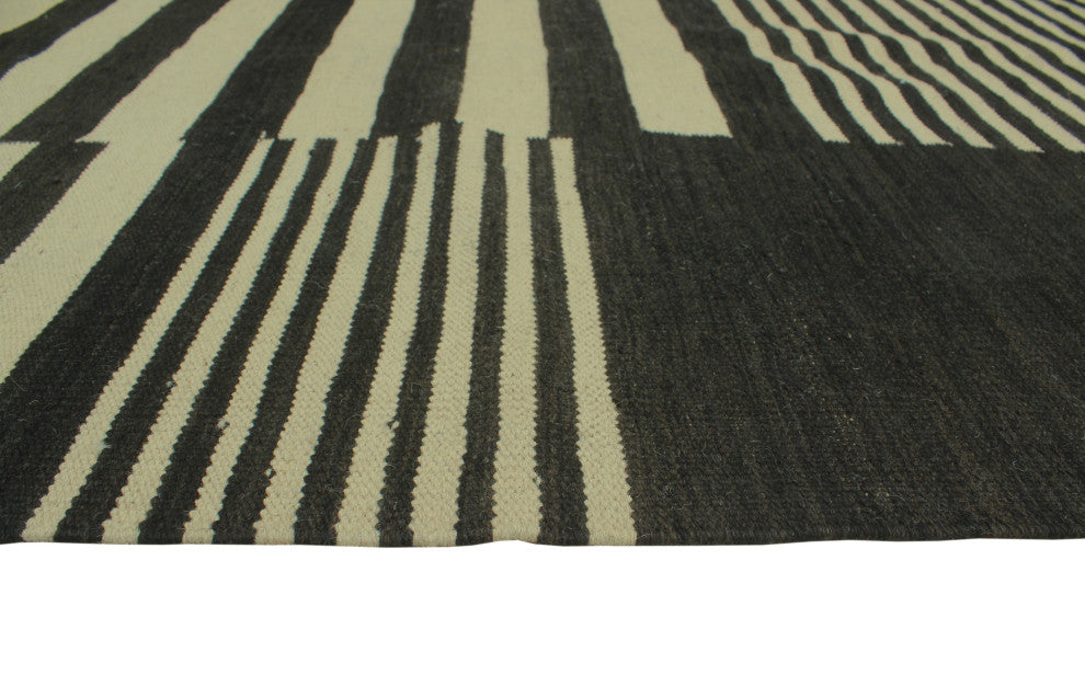Winchester Kilim Adelitza Charcoal Rug