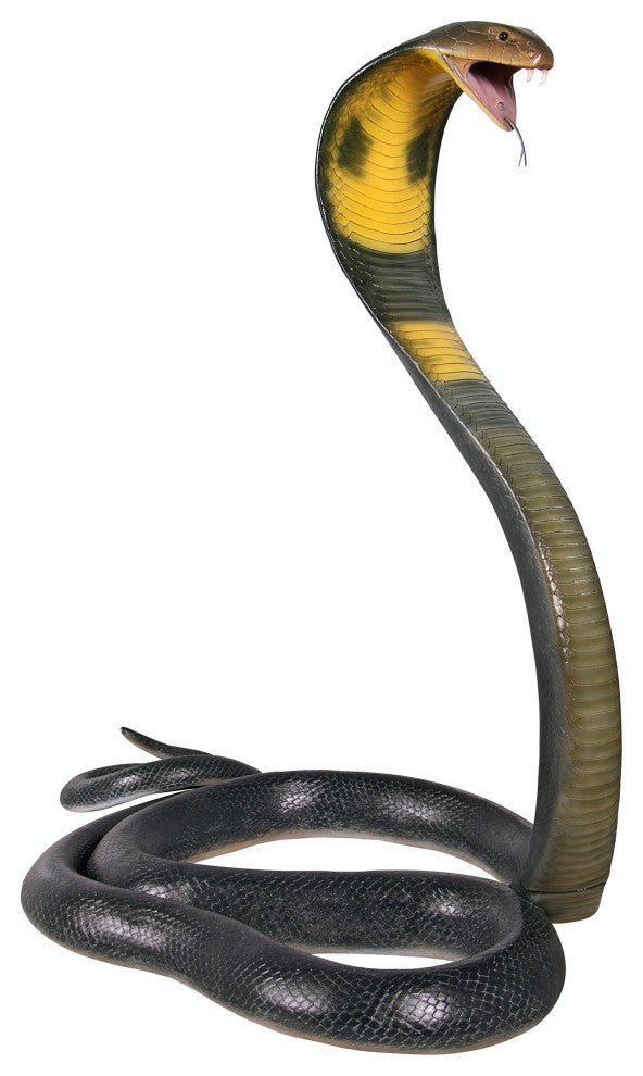 King Cobra Life-Size Snake Statue