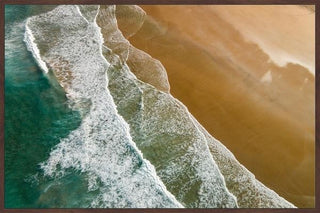 "Rolling Tide" Floater Framed Painting Print on Canvas, 45"x30"
