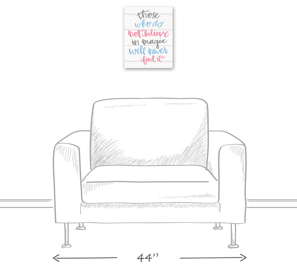 Belive in Magic 11x14 Canvas Wall Art