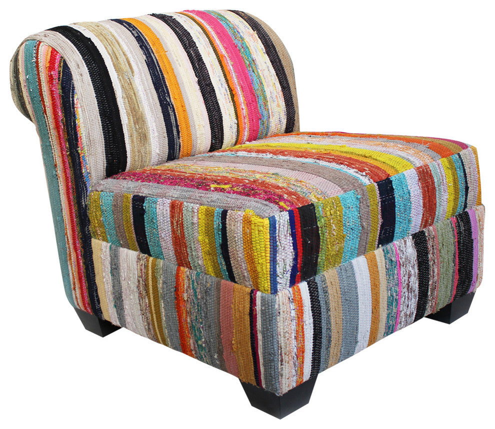 Sari Rug Slipper Chair