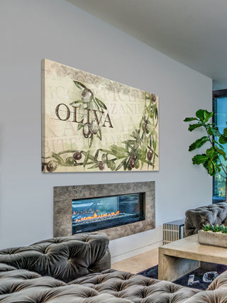 "Olive" Painting Print on Canvas
