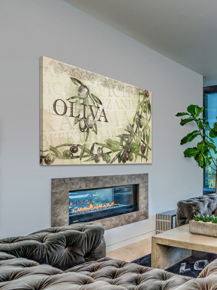 "Olive" Painting Print on Canvas