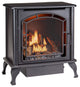 Duluth Forge Dual Fuel Ventless Gas Stove, 23,000 BTU, T-Stat