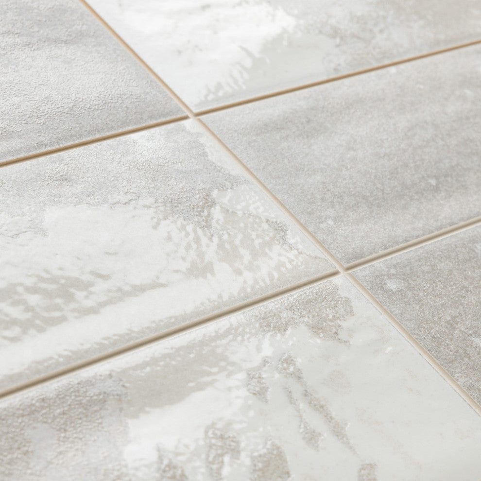 Kings Luxe Tradition Brick Silver Ceramic Wall Tile