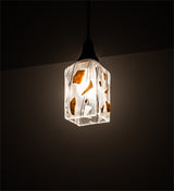 5 Square Metro Fusion Licorice Mini Pendant