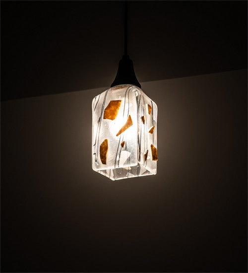 5 Square Metro Fusion Licorice Mini Pendant