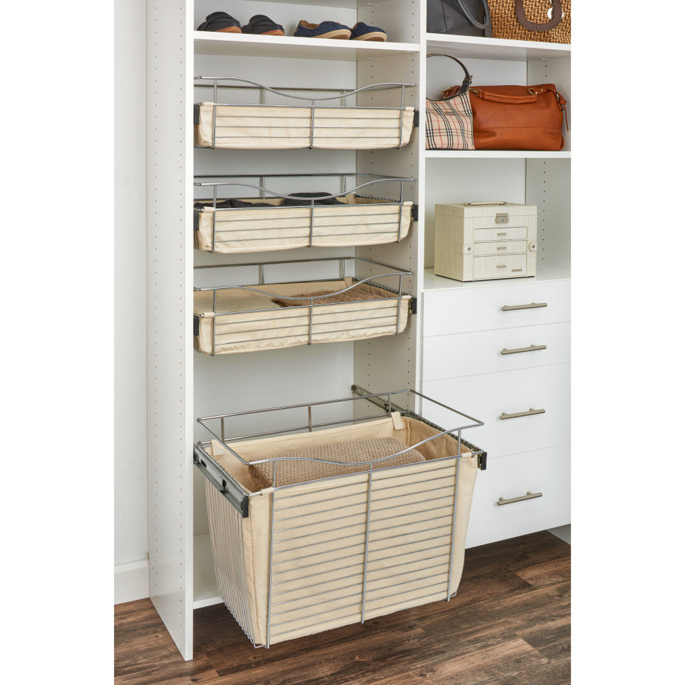 Basket Liners for CB Series Closet Baskets, Tan, 22.75Wx14.62Dx14.79H