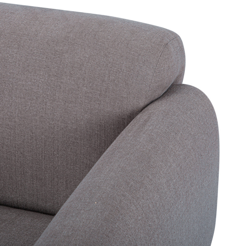 Metro, Tulum 3 Seater Sofa, Dark Brown