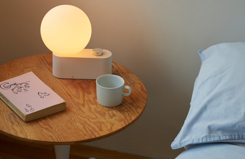 Alumina Table Lamp Blossom With Sphere IV